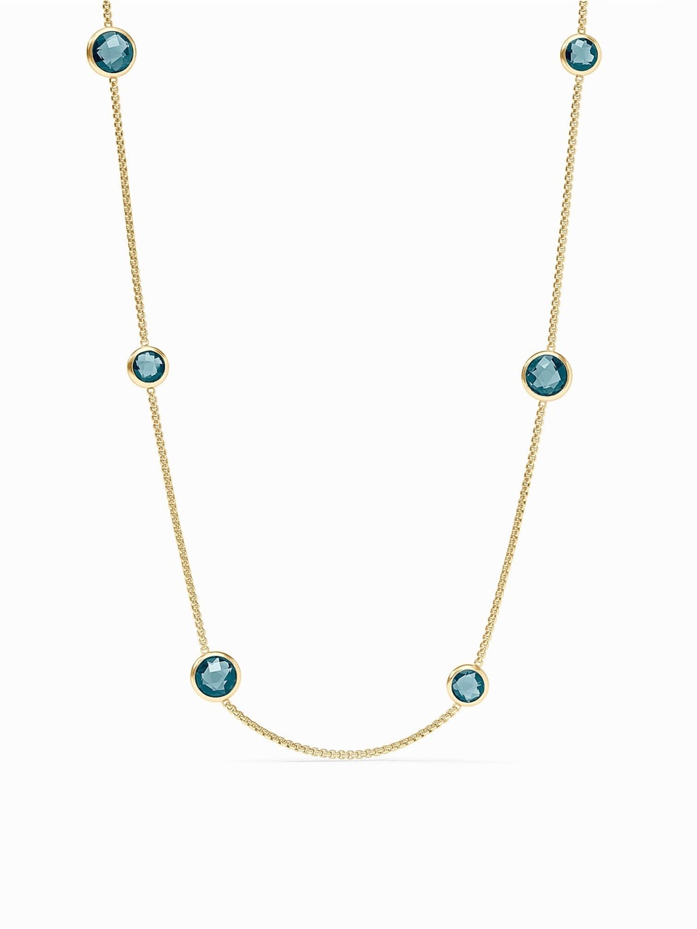 NWOT Julie Vos Rainbow Station Necklace